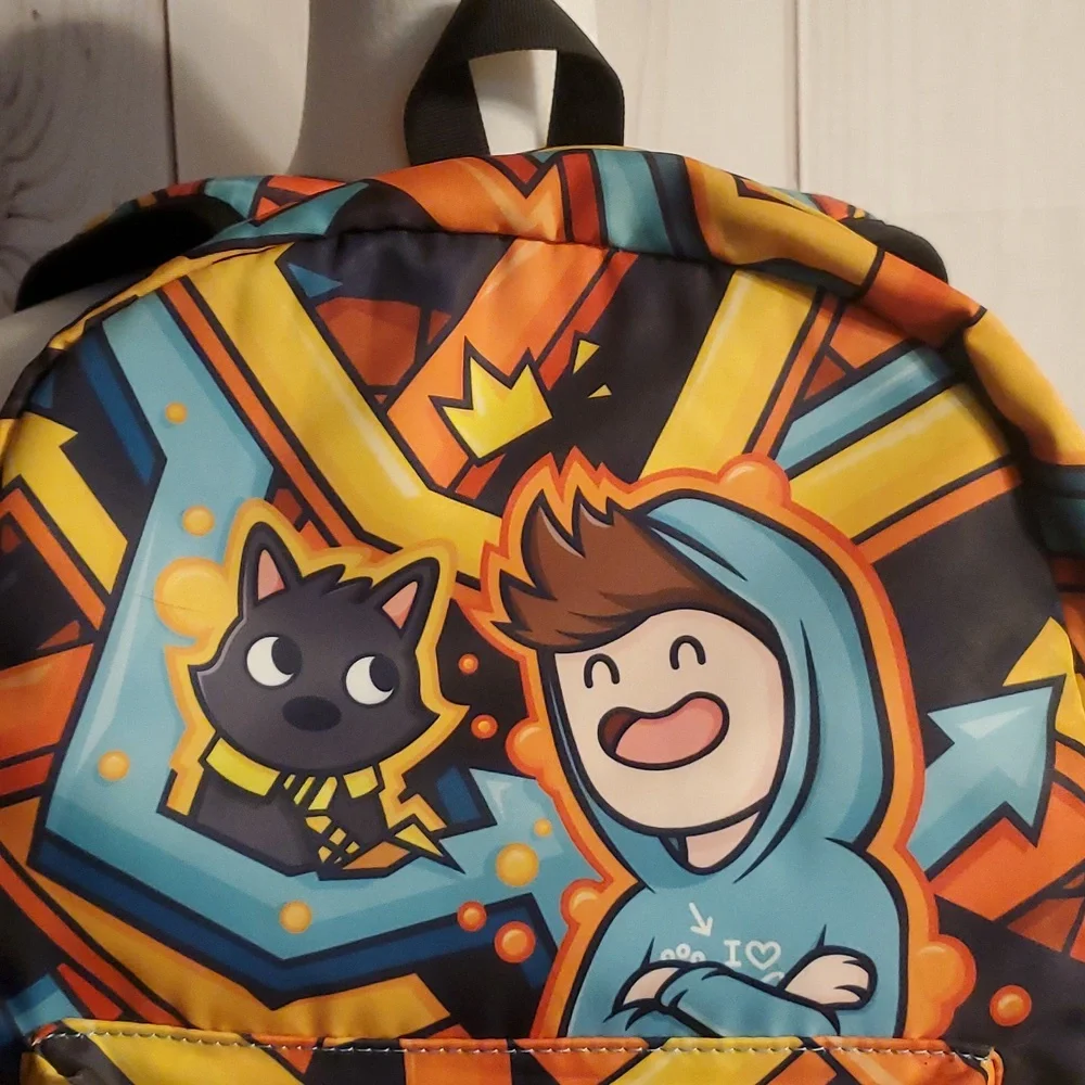 Colorful Graphic Backpack - Picture 4 of 14